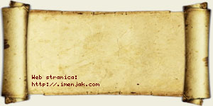 Jovanka Tošković vizit kartica